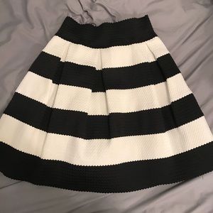 Black and white skirt